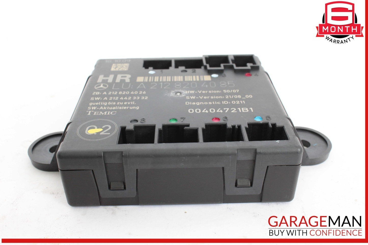 08-18 Mercedes W204 C300 SLK350 E400 Rear Right Side Door Control Module OEM