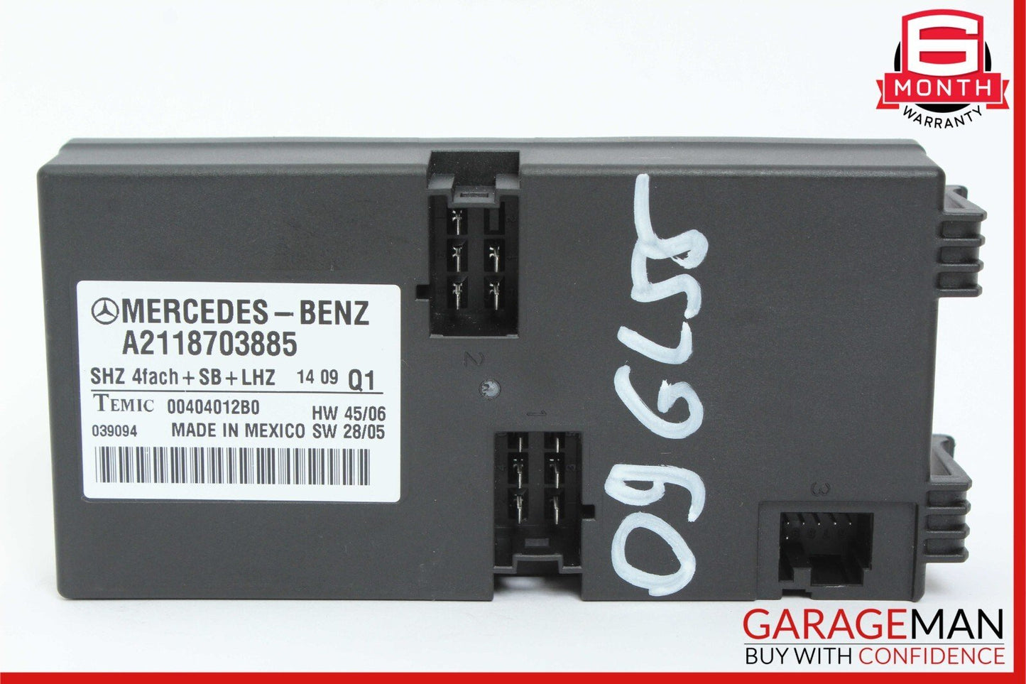 06-13 Mercedes X164 GL550 4MATIC Heated Seat Control Module 2118703885 OEM