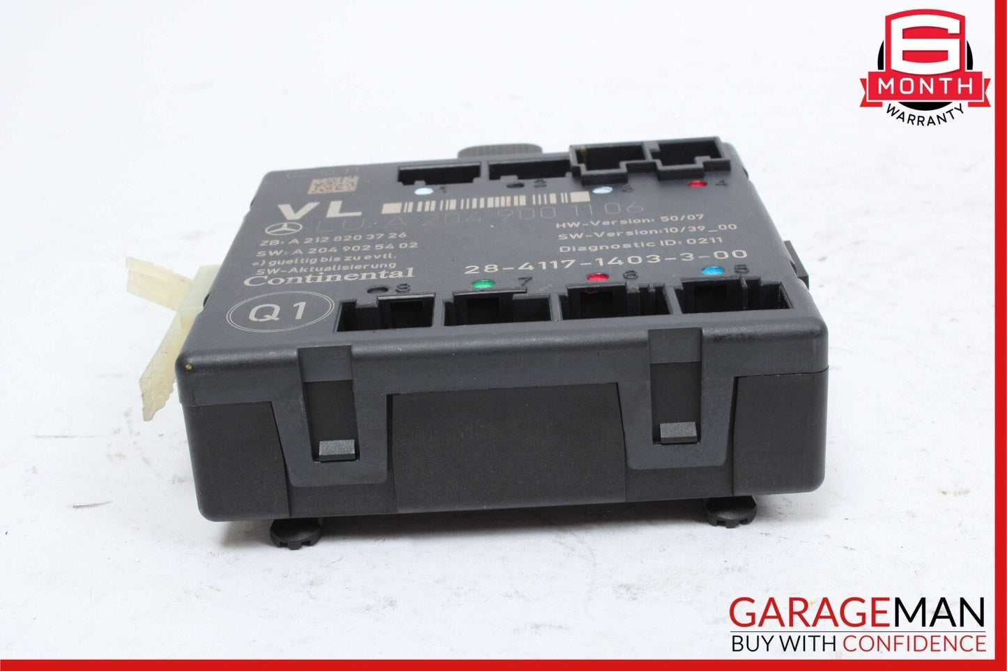 08-18 Mercedes W204 C250 C350 E350 E400 Front Left Side Door Control Module OEM