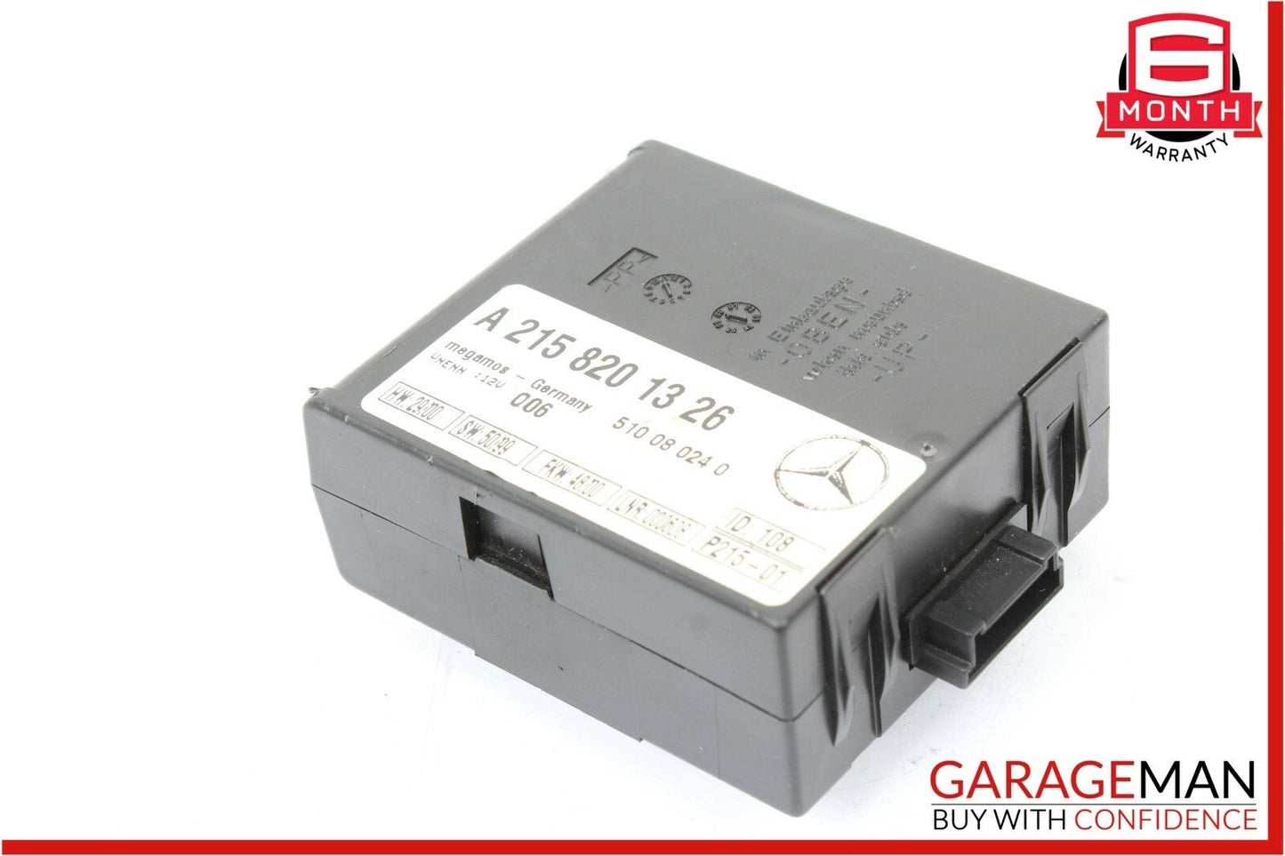 00-02 Mercedes W215 CL500 CL55 AMG Tow Alarm Control Module Unit 2158201326 Q06