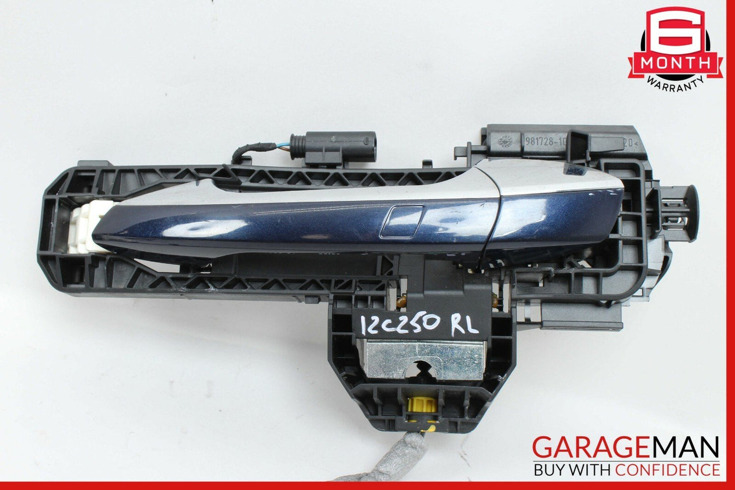 12-14 Mercedes W204 C250 Keyless Go Rear Left Exterior Door Handle w/ Actuator