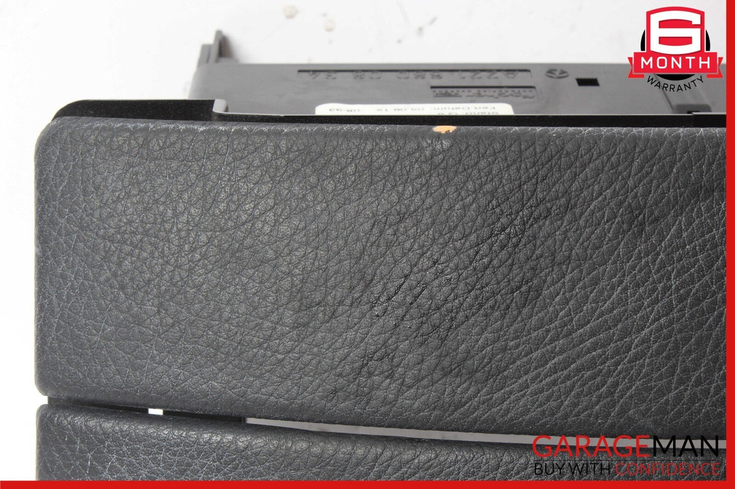 07-13 Mercedes W221 S400 S550 Center Console CD Player Trim Cover Panel Black