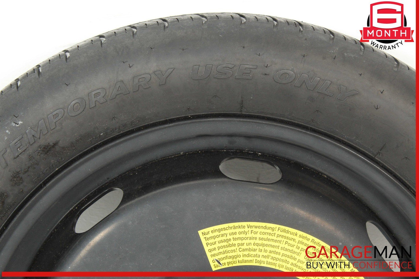 15-18 Audi Q3 Emergency Spare Tire Wheel Donut Rim R18 OEM