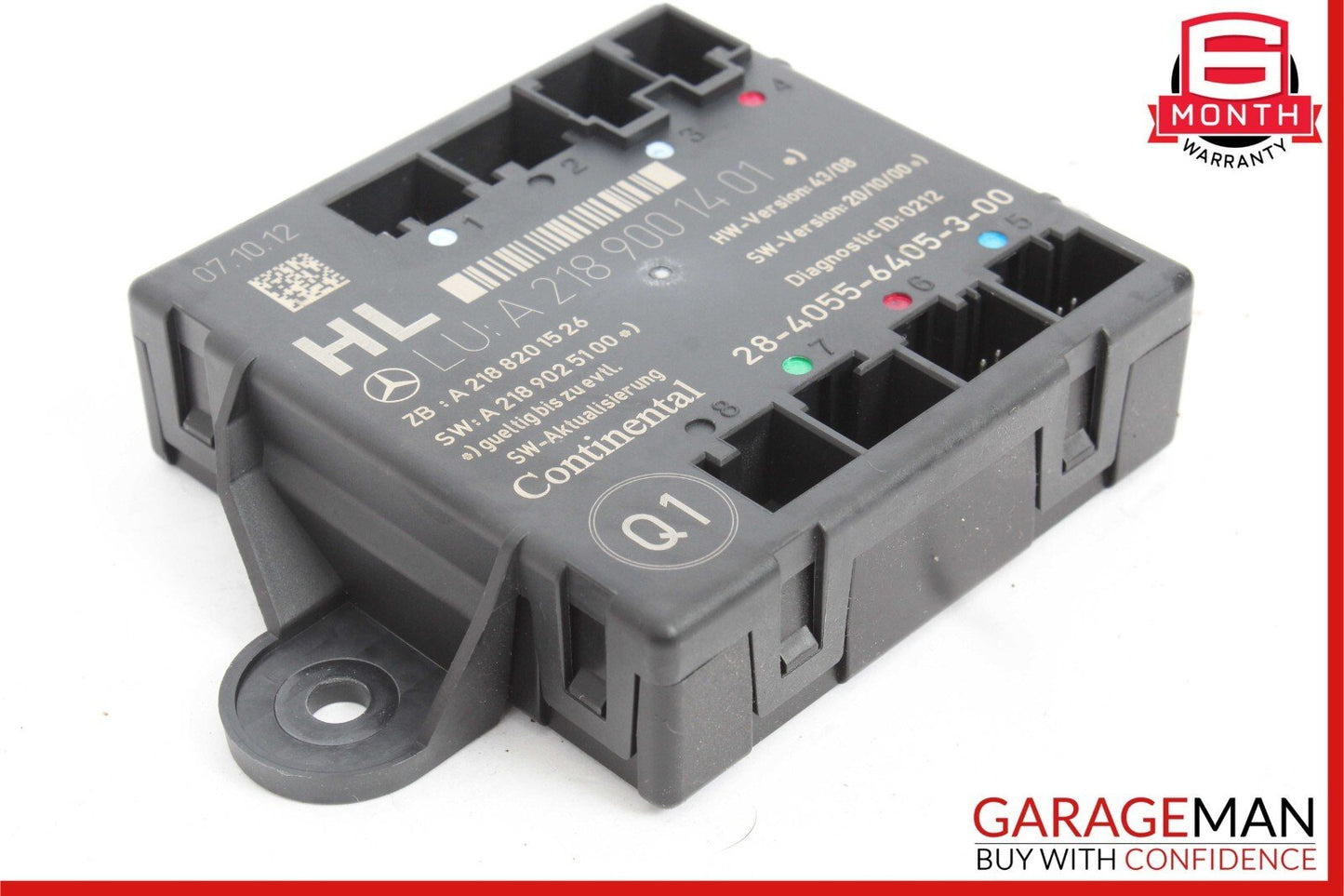 08-18 Mercedes E250 CLS550 C250 Rear Left Side Door Control Module Unit