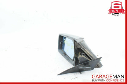81-85 Mercedes W126 300SD Front Left Driver Side Mirror Door Rear View Blue