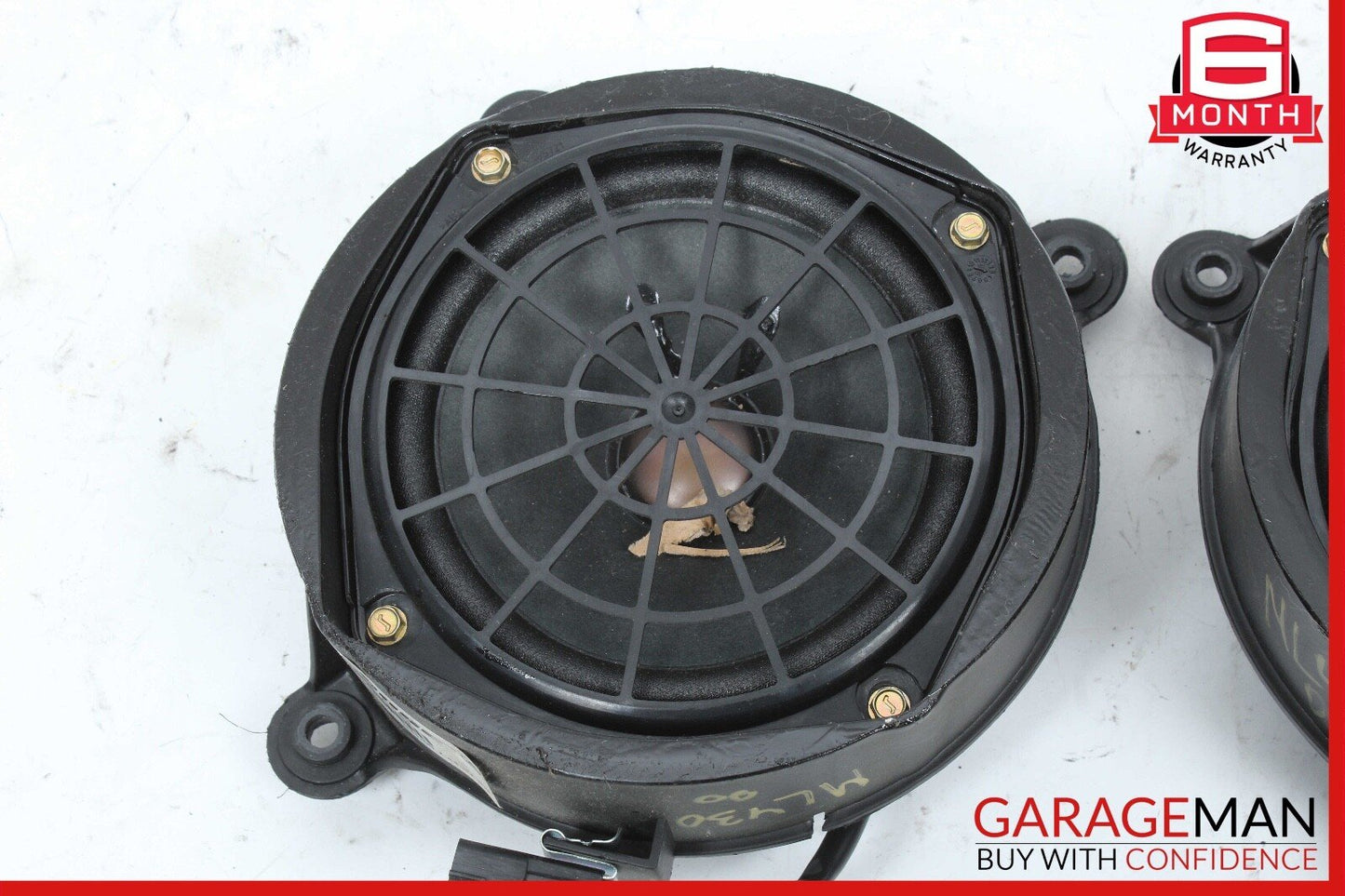 00-05 Mercedes W163 ML430 Rear Right & Left Side Door Audio Speakers Set OEM