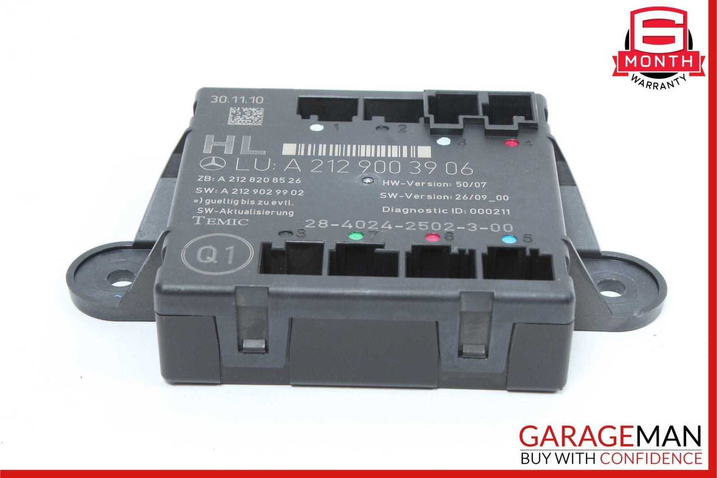 08-18 Mercedes W212 E350 CLS550 Rear Left Side Door Control Module OEM