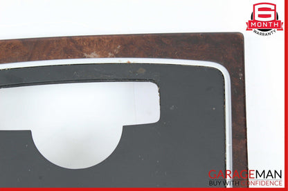 10-13 Mercedes W212 E350 E400 E550 Center Console Switch Trim Cover Bezel Wood