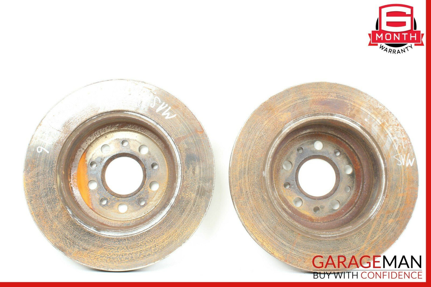 14-17 Maserati Ghibli Rear Left & Right Side Brake Rotor Disc Set of 2 Pc OEM