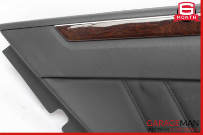 10-13 Mercedes W212 E350 E550 Rear Left Interior Door Panel Cover Black