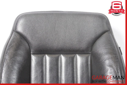 06-08 Mercedes W164 ML550 Front Left Side Top Upper Seat Cushion Cover Black