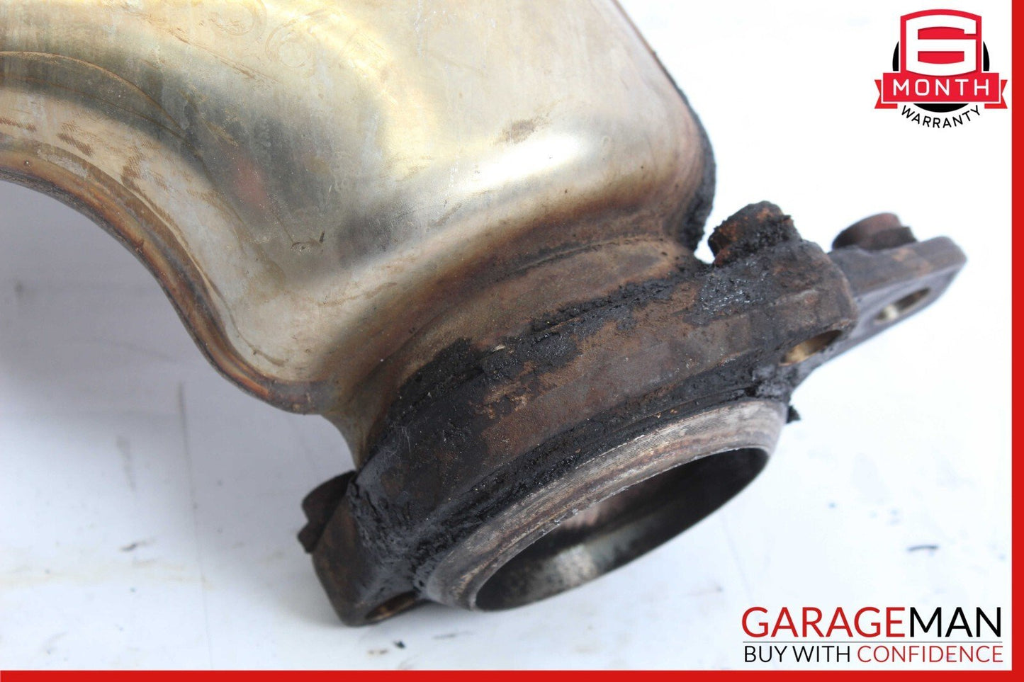 12-18 Mercedes W212 E550 CLS550 4.6L Left Exhaust Pipe Adapter 2781400908 OEM