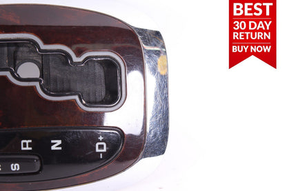 00-06 Mercedes W215 CL500 Gear Shifter Selector Trim Indicator Panel Wood A89