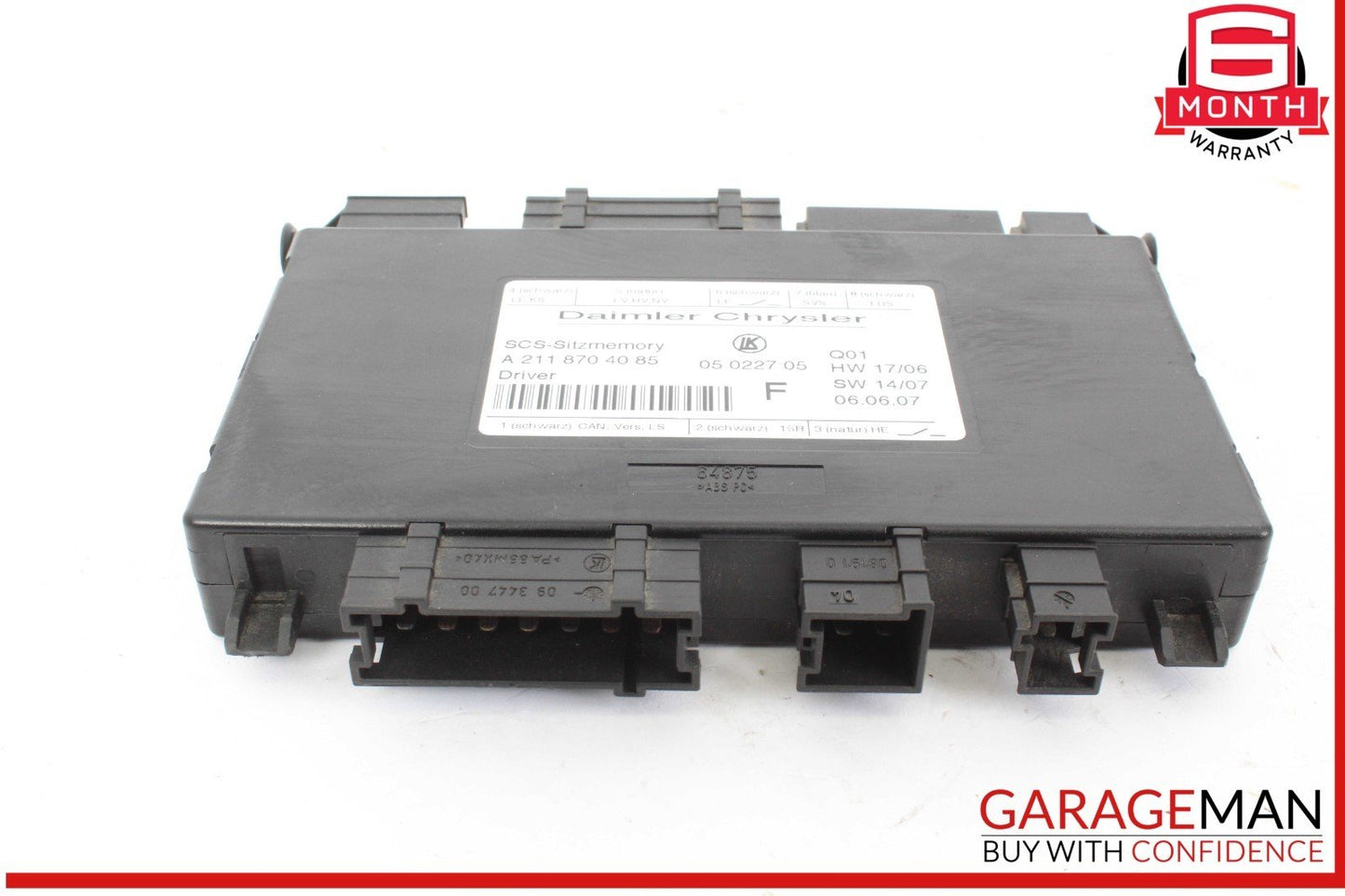 03-12 Mercedes W211 E350 R500 ML500 Front Left Side Seat Control Module OEM