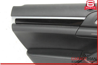 11-18 Porsche Cayenne 958 Rear Left Side Interior Door Panel Trim Assy OEM