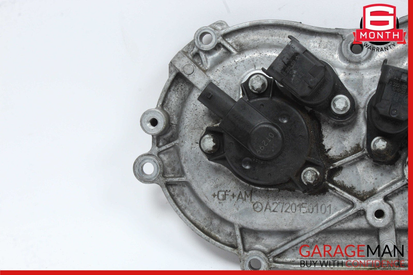 06-13 Mercedes W212 E350 S550 Front Right Engine Timing Chain Cover Plate OEM