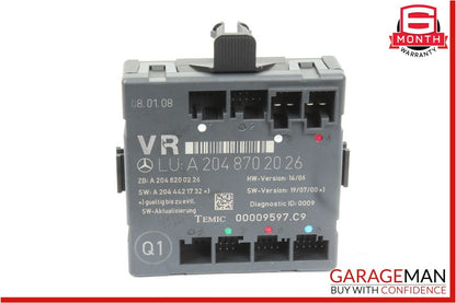 08-14 Mercedes W204 C300 Front Right Passenger Side Door Control Module Unit