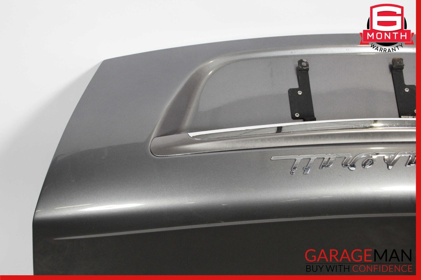 03-13 Maserati Quattroporte M139 Rear Trunk Lid Deck Shell Panel Gray OEM