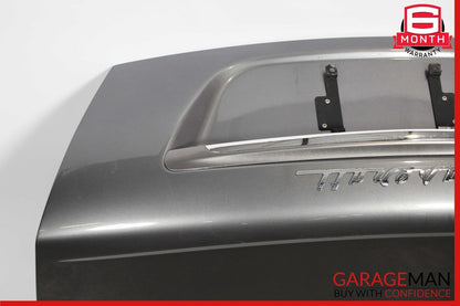 03-13 Maserati Quattroporte M139 Rear Trunk Lid Deck Shell Panel Gray OEM
