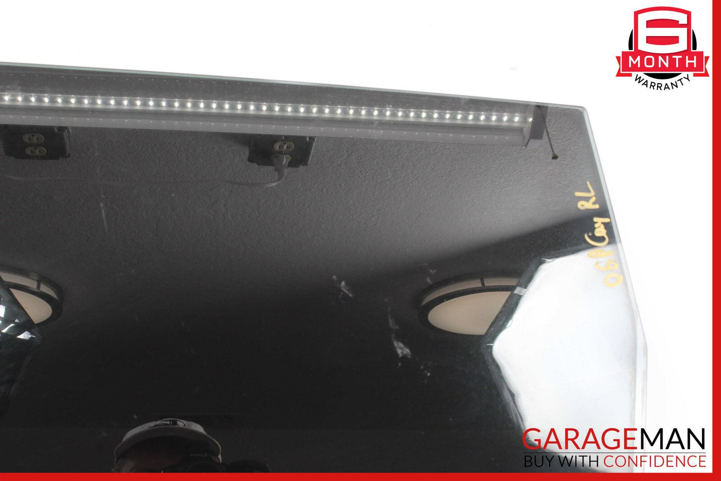 03-10 Porsche Cayenne 955 957 Rear Left Driver Side Door Window Auto Glass OEM