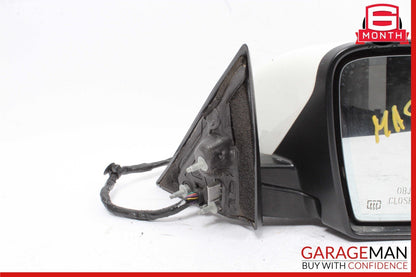 14-17 Maserati Ghibli Front Right Side Mirror Door Rear View White/Black OEM