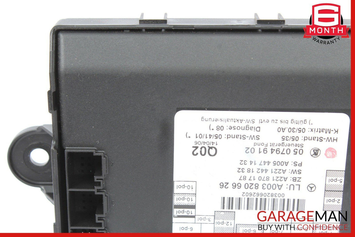 07-09 Mercedes W221 S550 S65 AMG Rear Left Or Right Side Door Control Module OEM