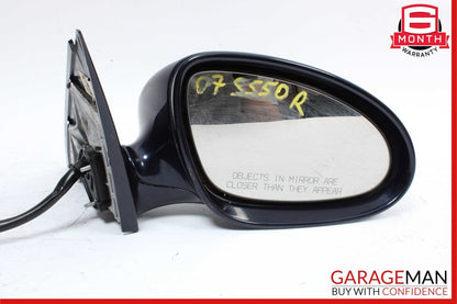 07-09 Mercedes W221 S550 S600 S63 Front Right Side Mirror Door Rear View Blue