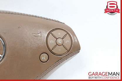 10-14 Mercedes W216 CL550 S550 Steering Wheel Airbag Air Bag Assembly Brown