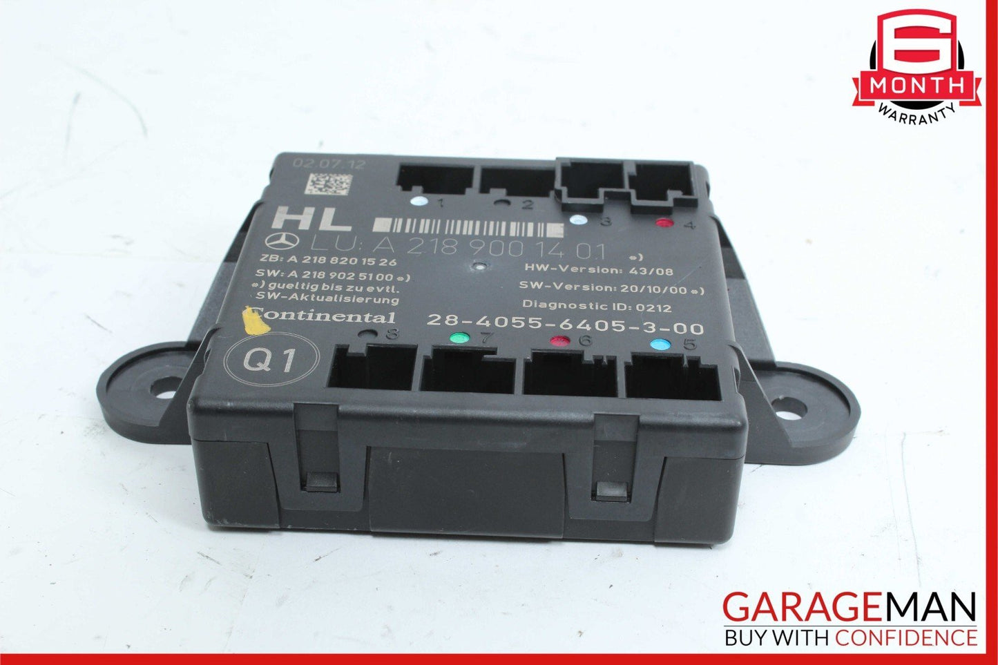 08-18 Mercedes W204 C250 C300 Rear Left Side Door Control Module Unit OEM