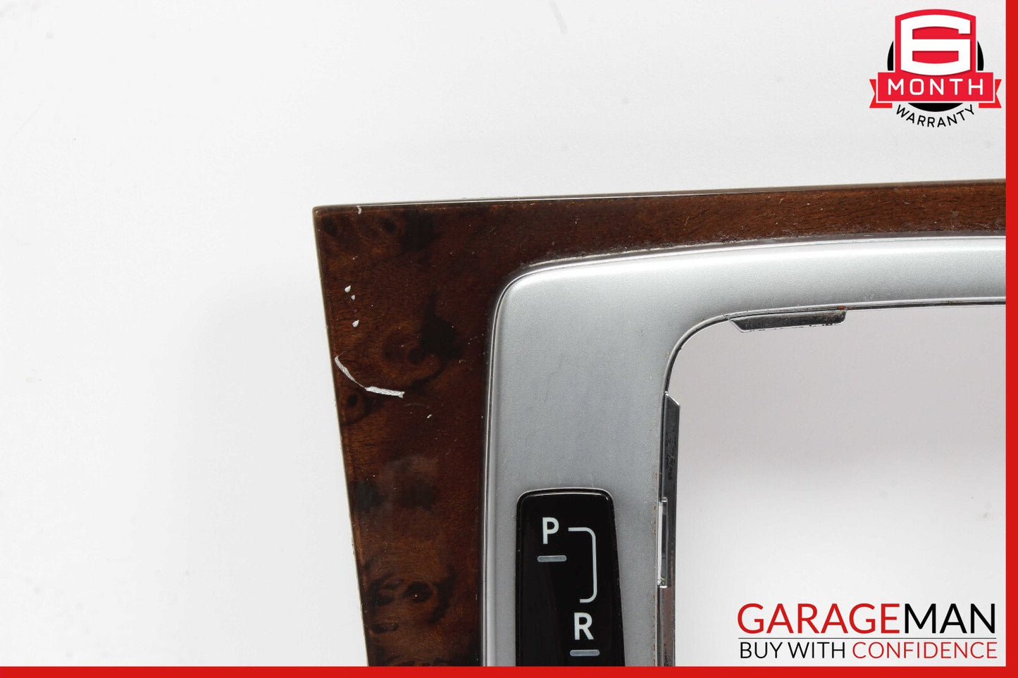 08-15 Mercedes W204 C350 Center Console Shifter Trim Cover Panel Bezel Wood Assy