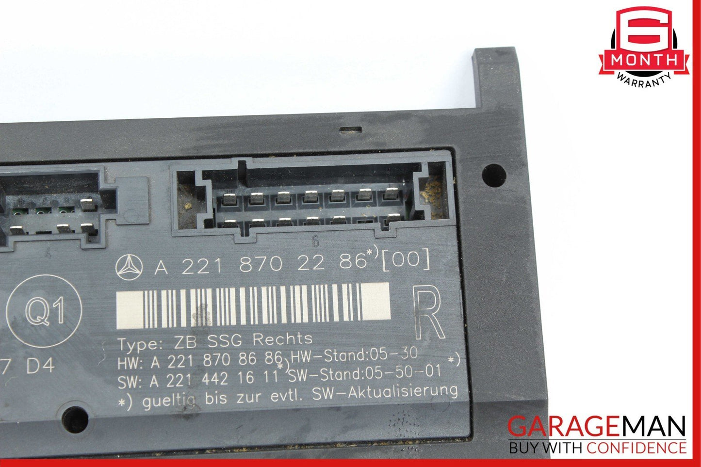 07-13 Mercedes W221 S550 Front Right Side Under Seat Control Module Unit OEM