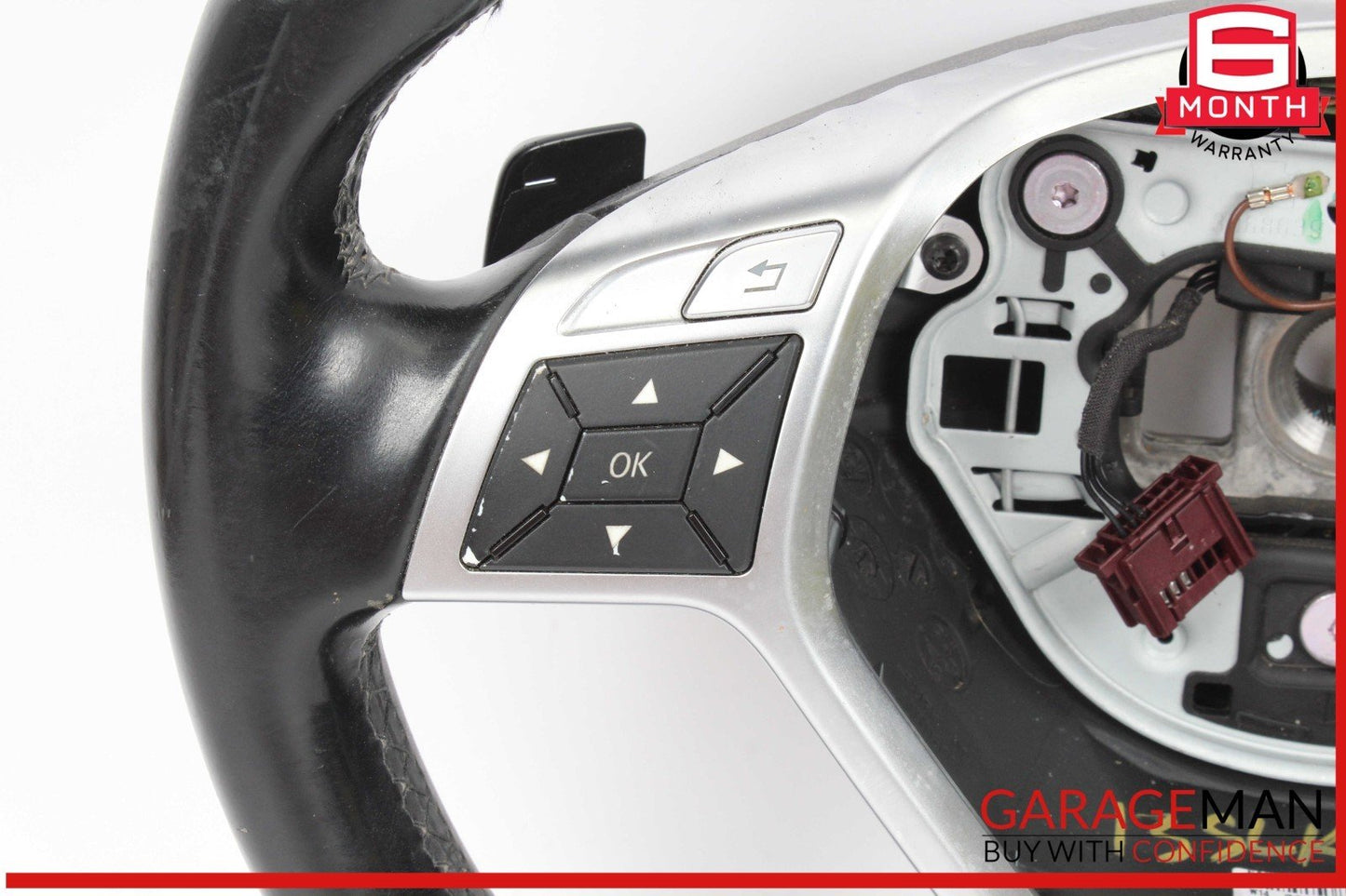 12-16 Mercedes R172 SLK250 SLK300 Steering Wheel w/ Paddle Shifters Black OEM