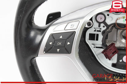 12-16 Mercedes R172 SLK250 SLK300 Steering Wheel w/ Paddle Shifters Black OEM