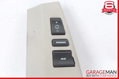 04-09 Cadillac XLR Head Up Display Switch Button Trim Beige 15793851 OEM