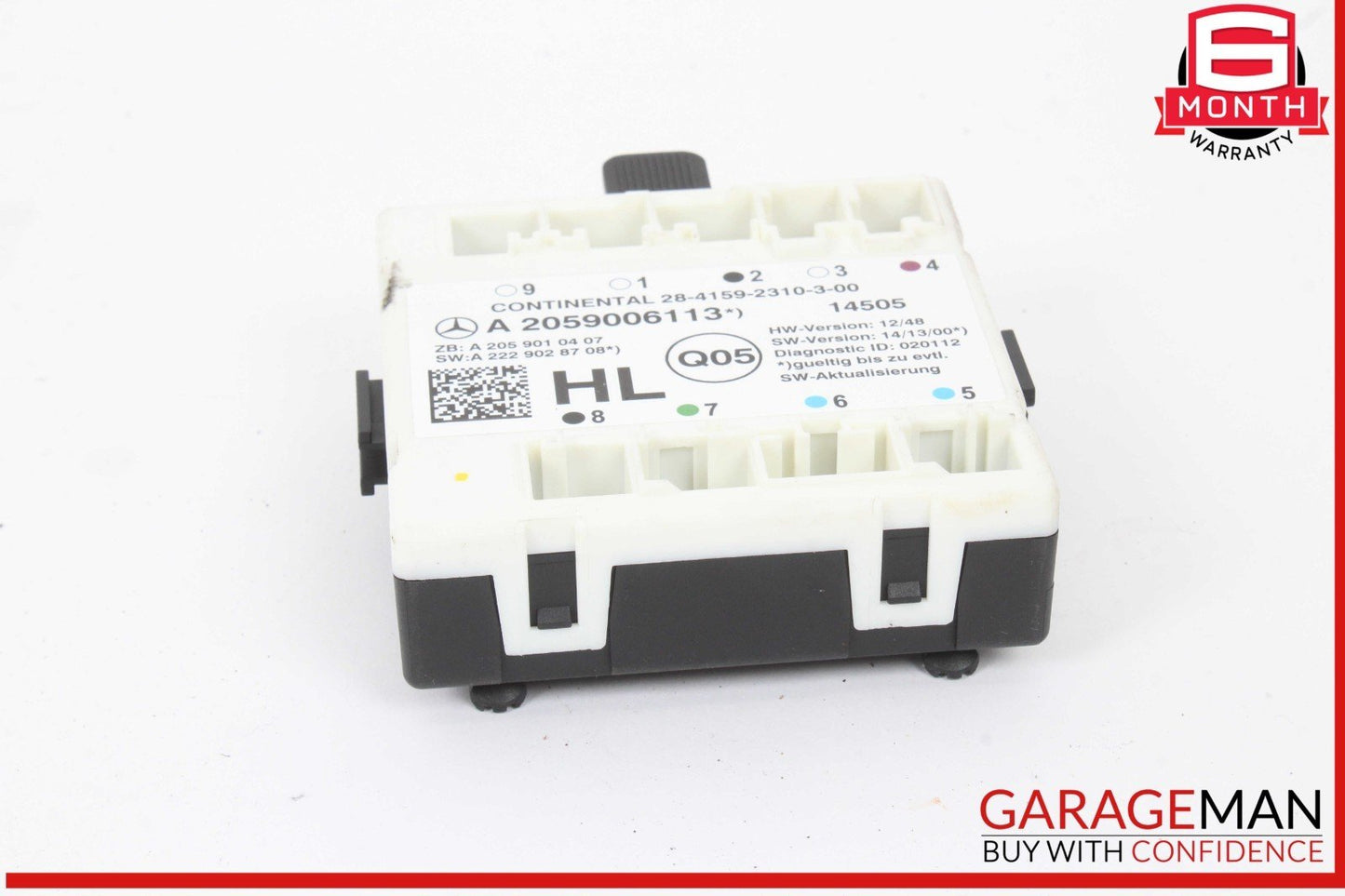 15-20 Mercedes W205 C300 Rear Left Driver Side Door Control Module Unit OEM