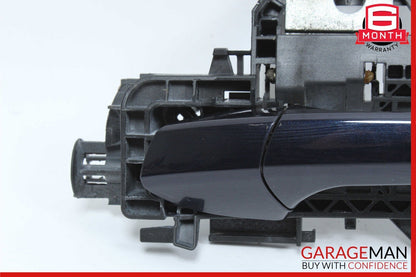 08-14 Mercedes X204 GLK350 Rear Left Side Exterior Door Handle Blue OEM