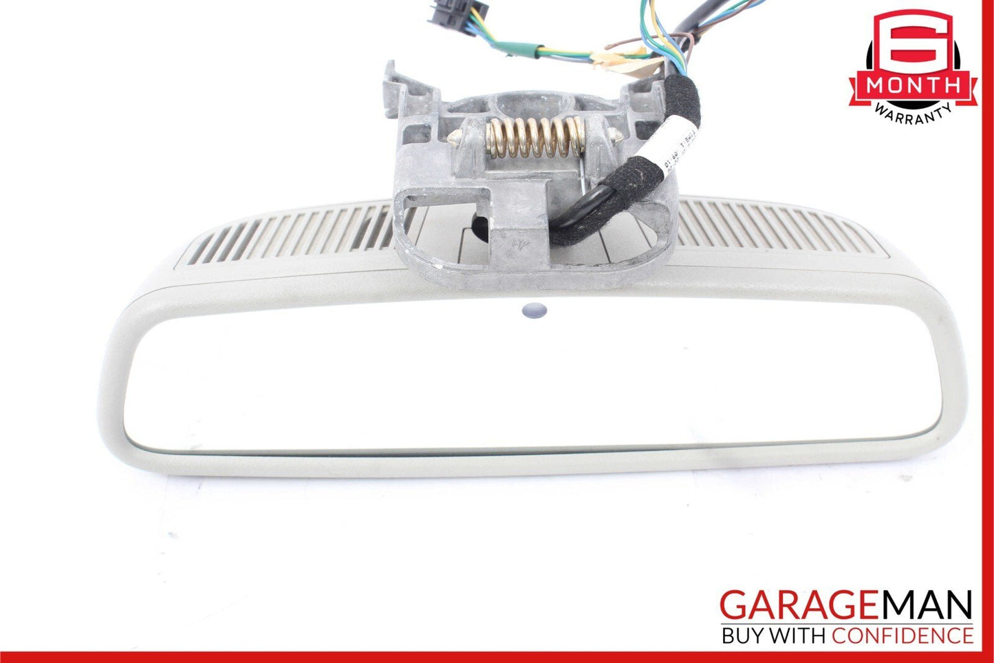 07-09 Mercedes W221 S550 Interior Top Upper Rear View Inside Dim Mirror Gray OEM