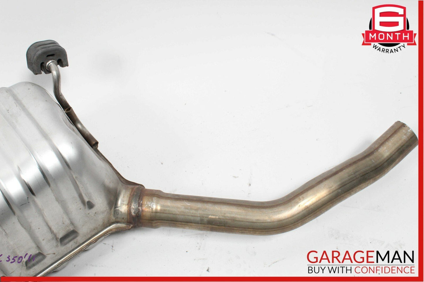 12-16 Mercedes R172 SLK350 Rear Right & Left Side Exhaust System Muffler Set OEM