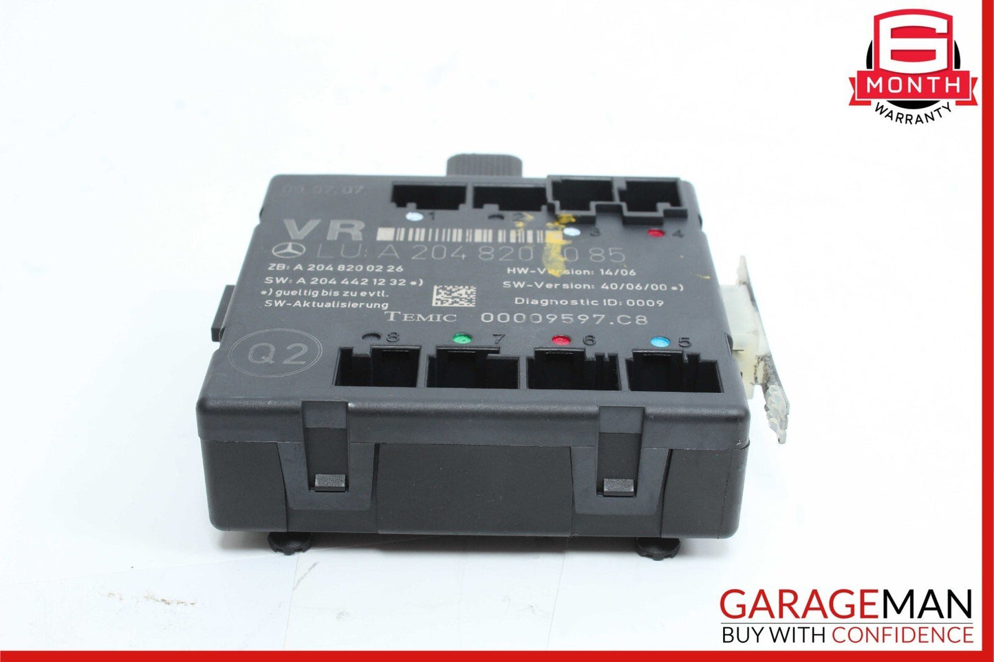 08-18 Mercedes W204 C300 C250 E400 Front Right Side Door Control Module OEM