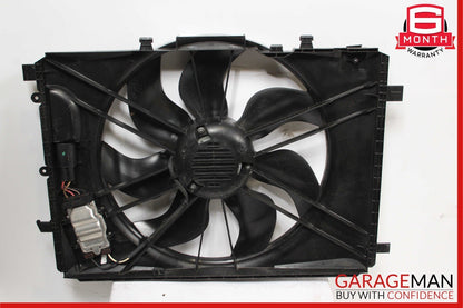08-18 Mercedes C250 E250 SLK350 Engine Radiator Cooling Fan Motor Shroud Assy