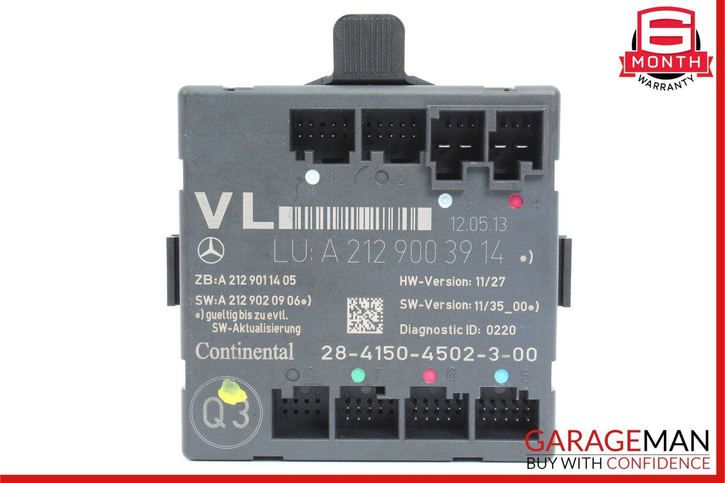 08-14 Mercedes W204 C250 C350 Front Left Side Door Control Module 2129003914 OEM
