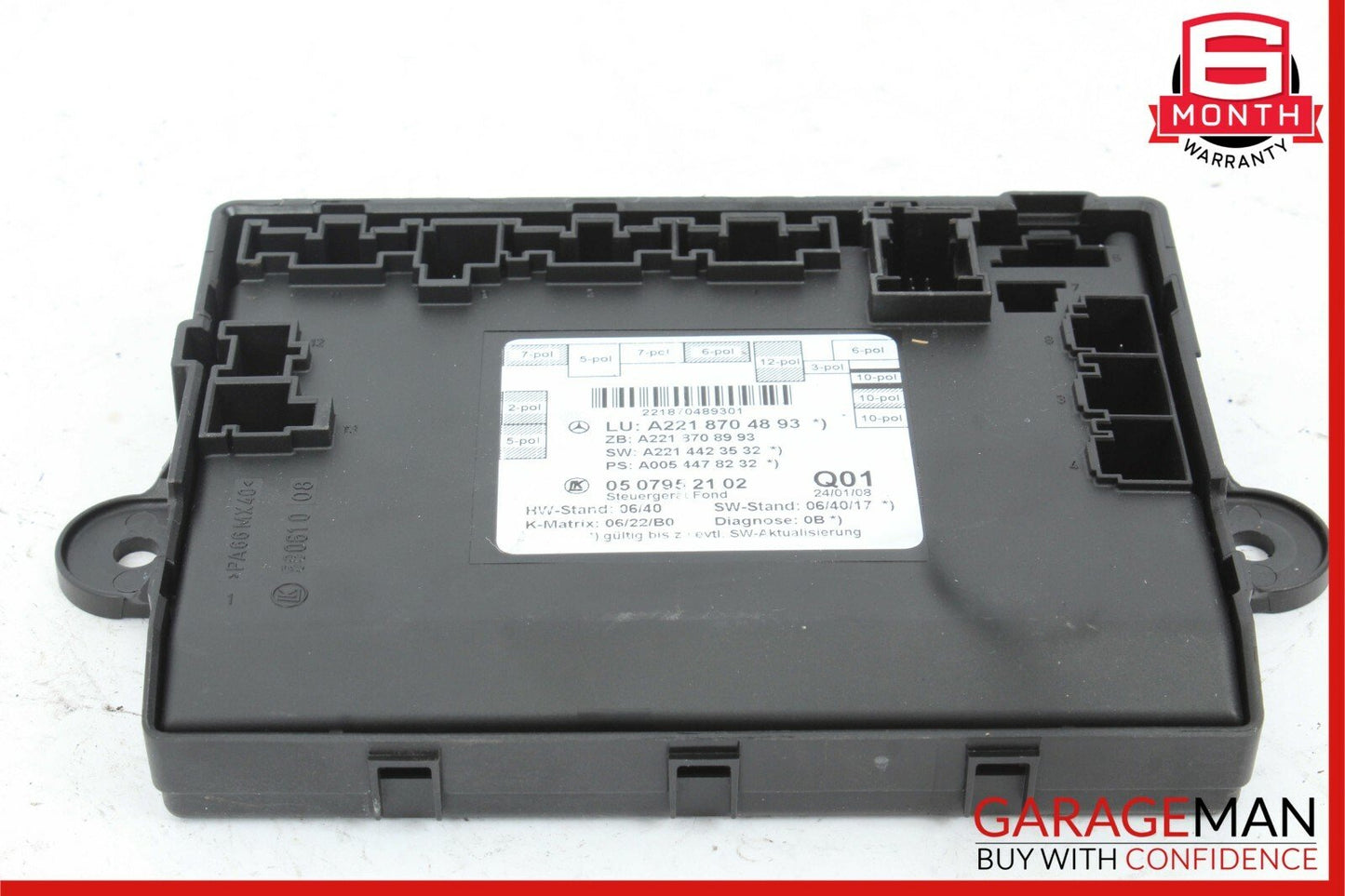 07-13 Mercedes W221 S550 S63 AMG Rear Left or Right Side Door Control Module OEM