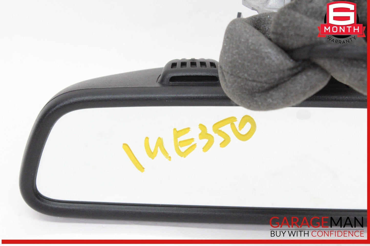 10-16 Mercedes W212 E350 E400 Interior Rear View Mirror Black 2048104217 OEM