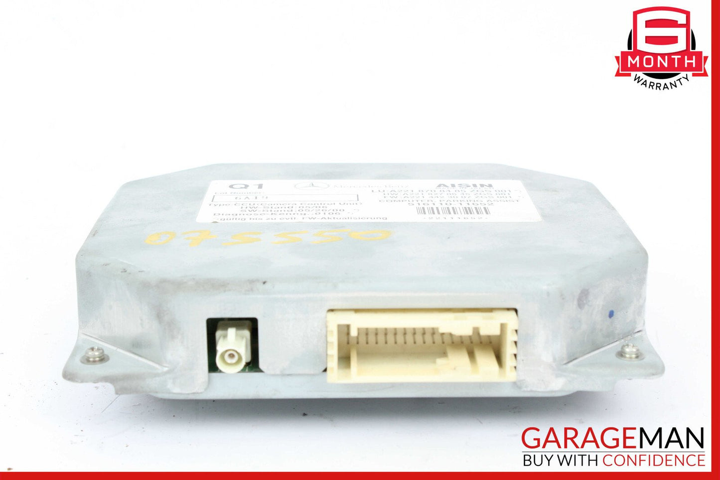 07-13 Mercedes W221 S550 CL550 Rear View Backup Camera Control Module Unit OEM