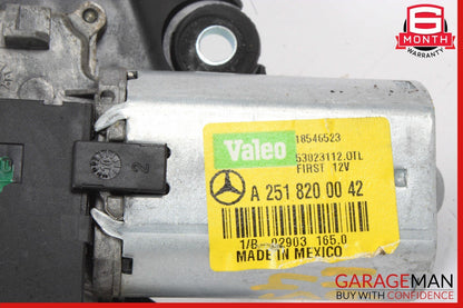 06-12 Mercedes X164 GL450 R350 Rear Windshield Window Glass Wiper Motor OEM