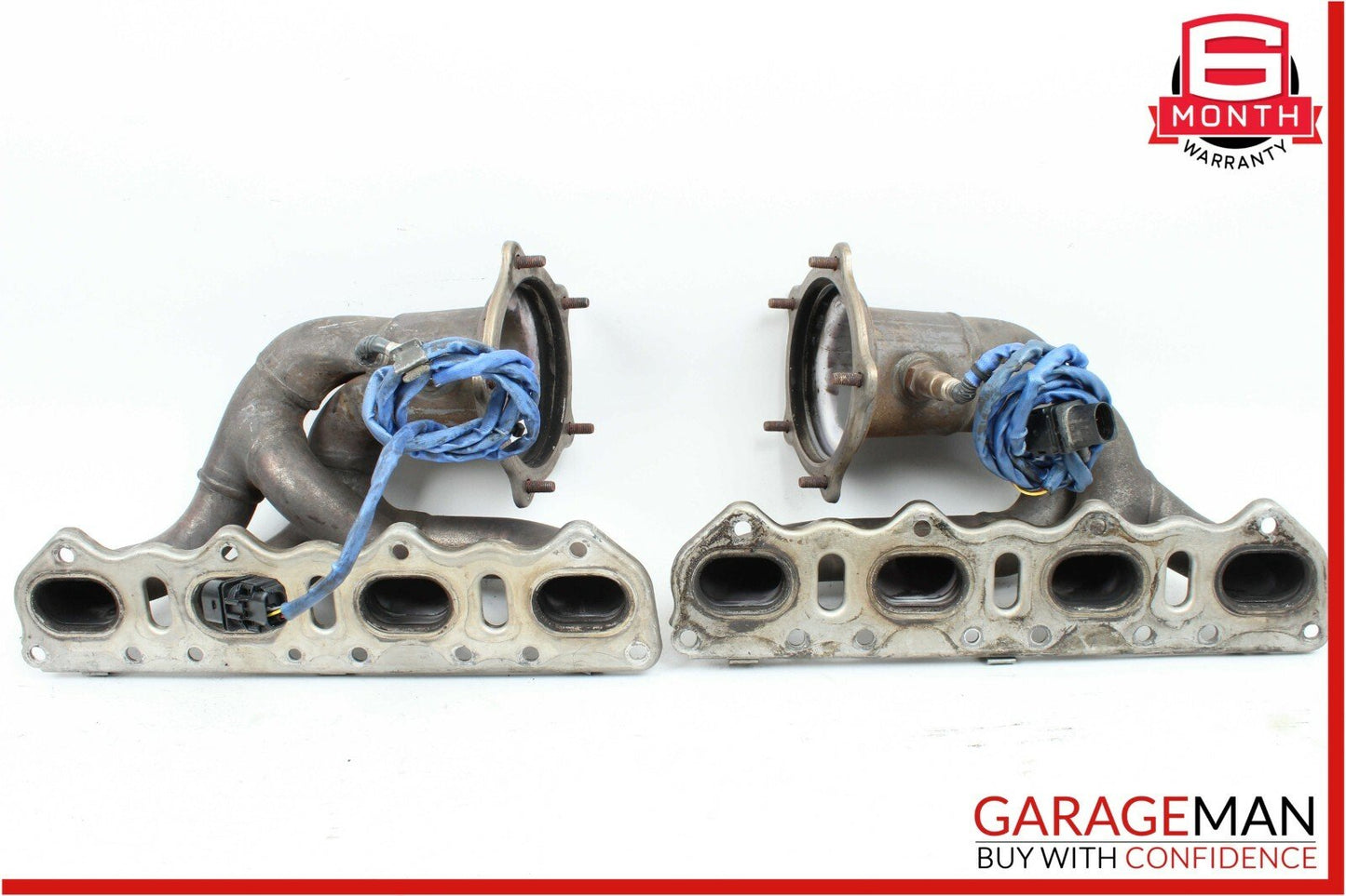 08-14 Porsche Cayenne 957 958 4.8L Right & Left Side Exhaust Manifold Header Set
