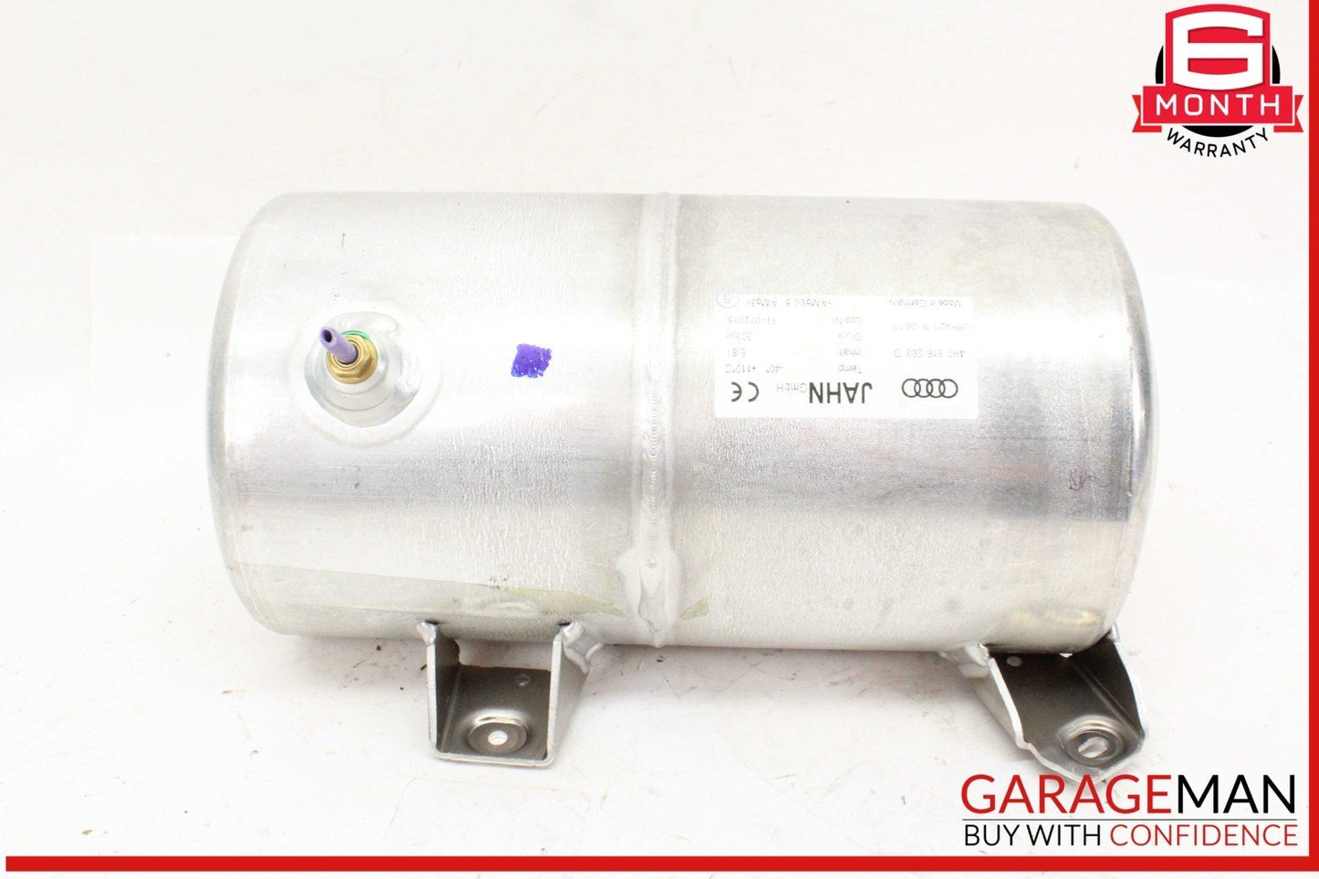 11-18 Audi A8 S8 Air Ride Suspension Pressure Tank Reservoir 4H0616203D OEM