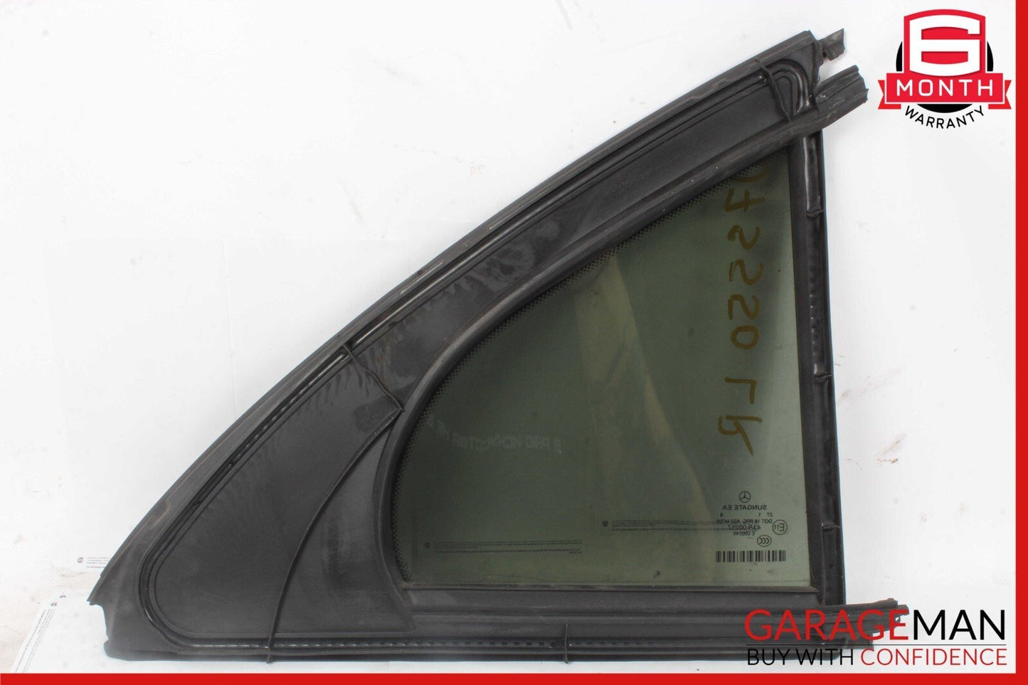 07-13 Mercedes W221 S550 S600 Rear Left Side Quarter Door Window Auto Glass