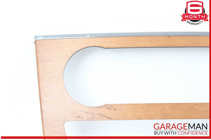 06-12 Mercedes X164 GL450 4MATIC Center Console Control Trim Panel Wood Bezel