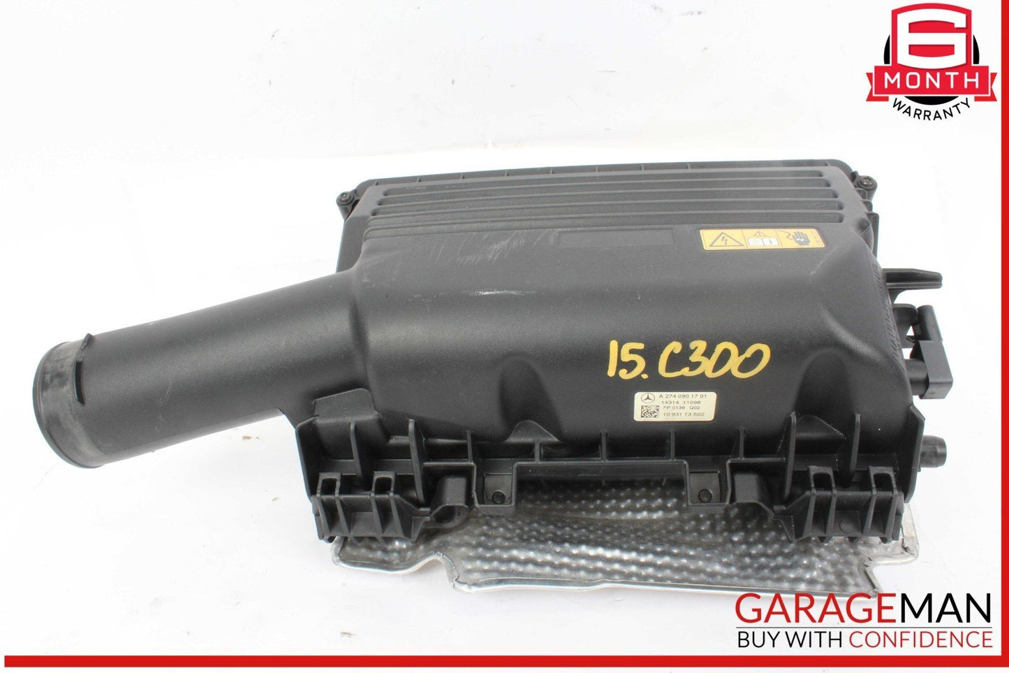 15-20 Mercedes-Benz C300 W205 Air Intake Cleaner Filter Housing Box 2740940104